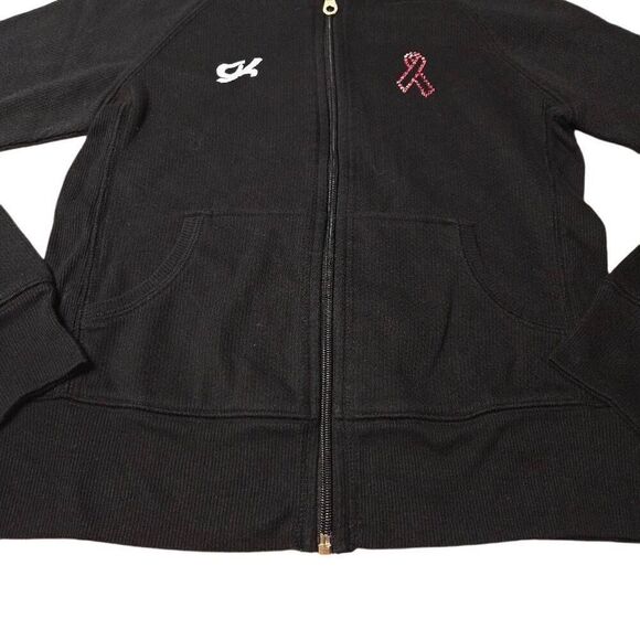 GK ActiveTek Warm-Up Jacket Breast Cancer Ribbon LA 2-4 Juniors - Picture 3 of 7